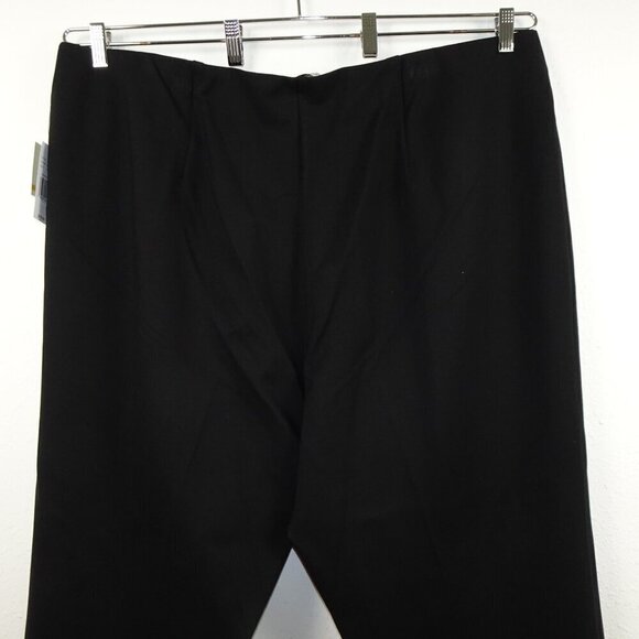 John Mark Ponte Pants Women's Plus Size 3X Black Floral Leg Detail Pull On - Picture 6 of 9